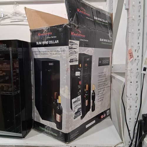 KOOLATRON URBAN SERIES THERMOELECTRIC WINE CELLAR - 12 BOTTLE CAPACITY - BLACK (MODEL#: WC12MG) image 6