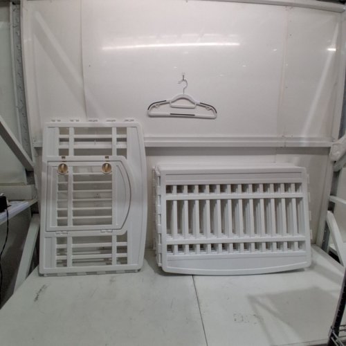 IRIS 8-PANEL PET PLAYPEN WITH SINGLE DOOR - 24" X 84" - WHITE (MODEL: CI-608E) image 2