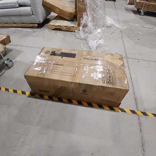 OUTDOOR RECTANGULAR PROPANE FIRE PIT TABLE WITH HIDDEN TANK STORAGE - 50,000BTU - 41" X 20.5" X 13" - LIGHT GREY (ITEM: SF-LG-GIR-2025NP-RS) image 12