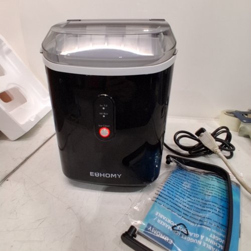 EUHOMY COUNTERTOP NUGGET ICE MAKER - MAKES 34LBS IN A DAY - BLACK (MODEL: IM-12S / IM002-NBL-CAEH) image 2