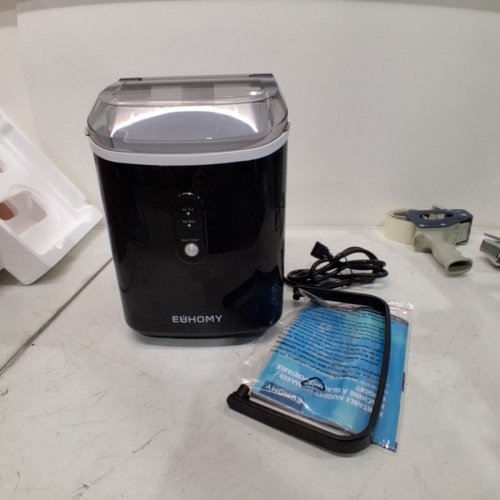 EUHOMY COUNTERTOP NUGGET ICE MAKER - MAKES 34LBS IN A DAY - BLACK (MODEL: IM-12S / IM002-NBL-CAEH) image 3