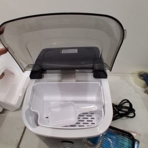 EUHOMY COUNTERTOP NUGGET ICE MAKER - MAKES 34LBS IN A DAY - BLACK (MODEL: IM-12S / IM002-NBL-CAEH) image 4