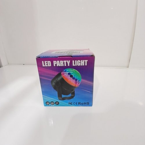 LED PORTABLE DISCO PARTY LIGHT - BLACK image 2
