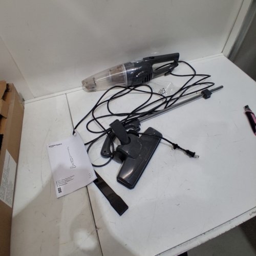 AMAZON BASICS 2-IN-1 CORDED STICK & HANDHELD VACUUM CLEANER - BLACK/GREY (MODEL: VSC02A861NA) image 3