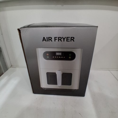 AIR FRYER WITH COOKING WINDOW AND BASKET LINERS - 5.3QT - WHITE (MODEL: AF01) image 5
