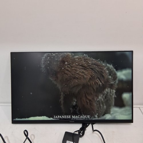 SAMSUNG S3 27" FHD MONITOR WITH IPS PANEL, FLICKER FREE, EYE SAVER MODE - BLACK - (MODEL:S27F320GAN) image 2