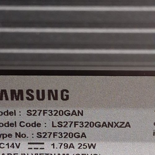 SAMSUNG S3 27" FHD MONITOR WITH IPS PANEL, FLICKER FREE, EYE SAVER MODE - BLACK - (MODEL:S27F320GAN) image 8