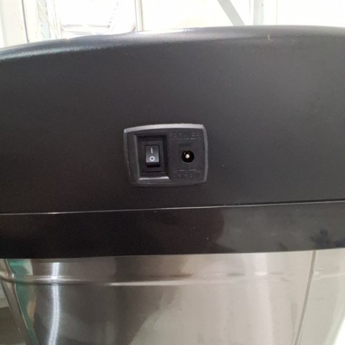 ITOUCHLESS PET-PROOF STAINLESS STEEL SENSOR TRASH CAN WITH ABSORBX ODOR FILTER SYSTEM - 8 GALLON (MODEL: DZT08PL-1) image 4