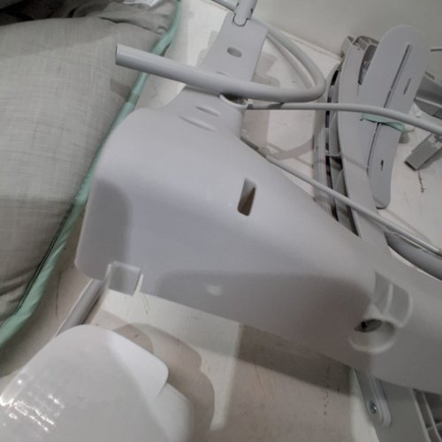 INGENUITY 3-IN-1 KEEP COZY GROW WITH ME VIBRATING BABY BOUNCER, ROCKER & CHAIR - 40LBS CAPACITY - WEAVER THEME GREY/WHITE/GREEN (MODEL: ‎12428) image 4
