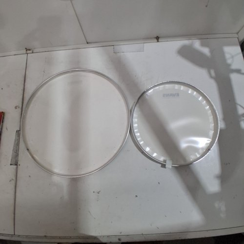2PC EVANS DRUM HEADS HD DRY COATED DRUMHEAD STANDARD TOMPACK - 12"/ 16" - WHITE - (MODEL: ETP-HDD-S) image 4