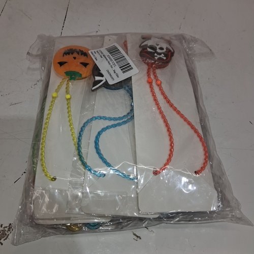 48PC HALLOWEEN NOVELTY JEWELRY - RING, NECKLACES. BRACELETS - MULTICOLOUR image 2