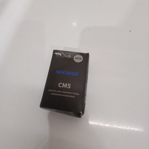 2PK NEEWER LAVALIER CONDENSER MICROPHONES - 3.5 MM AUX - BLACK (MODEL: CM5) image 5