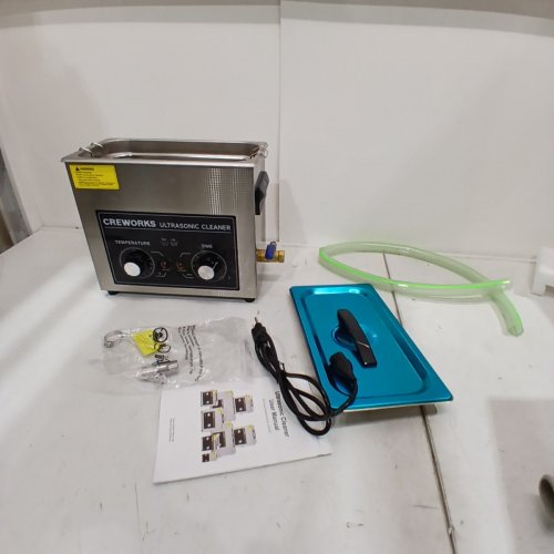 CREWORKS ULTRASONIC CLEANER - 6 L, 180W - STAINLESS STEEL (MODEL: JX-031) image 4