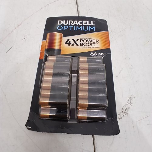 30PK DURACELL OPTIMUM LONG LASTING AA BATTERIES image 2