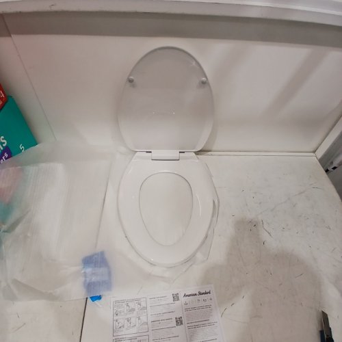 AMERICAN STANDARD ELONGATED SLOW-CLOSE TOILET SEAT - 16.5" X 13" - WHITE (MODEL: 5503A00B.020) image 3