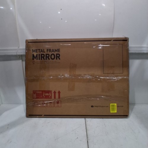 KEONJINN METAL FRAME MIRROR 24" X 32" - SILVER image 3