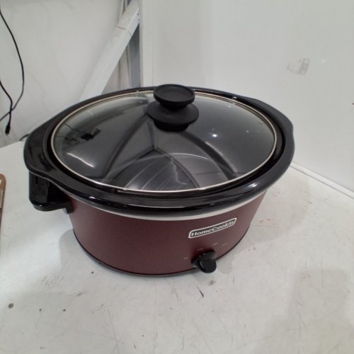 HOMECOOKIN SLOW COOKER - 6 QT, 120V, 240W - RED (MODEL: SC600M-R) image 4