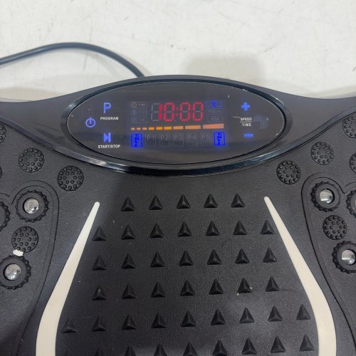 MINI VIBRATION PLATE WITH BANDS - 400 LBS MAX WEIGHT - BLACK (MODEL: 550) image 2