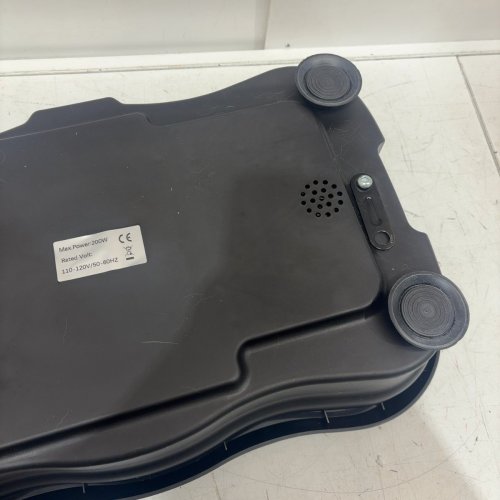 MINI VIBRATION PLATE WITH BANDS - 400 LBS MAX WEIGHT - BLACK (MODEL: 550) image 5