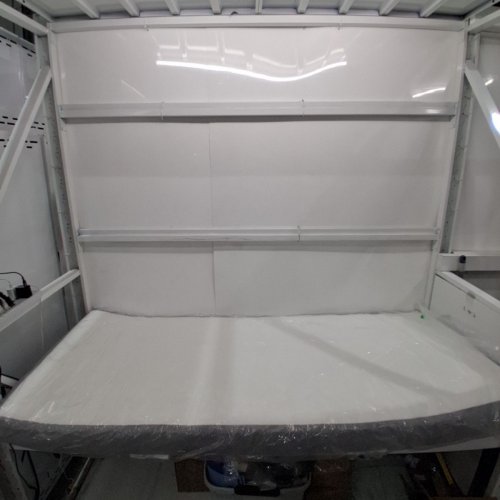 MEMORY FOAM MATTRESS - 5"-THICK - SMALL SINGLE - WHITE/GREY image 2
