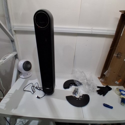 DREO 4-SETTING OSCILLATING TOWER FAN WITH REMOTE CONTROL - 36" - BLACK (MODEL: DR-HTF007) image 3