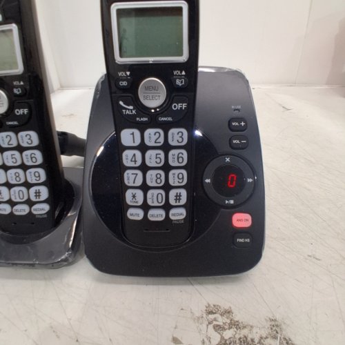 4PC VTECH DECT 6.0 HANDSET CORDLESS HOME PHONE ANSWERING SYSTEMS WITH ANSWERING MACHINE - BLACK (MODEL: CS6224-21) image 2