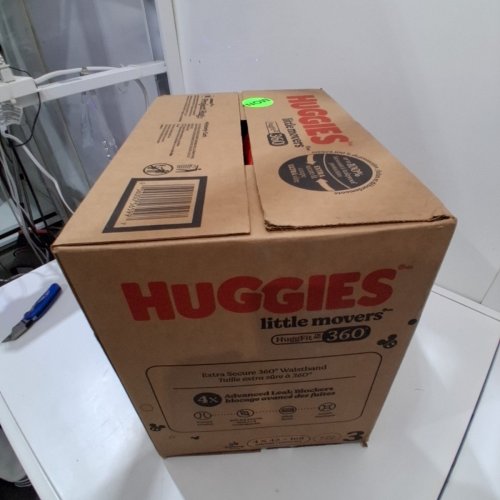 168PK HUGGIES LITTLE MOVERS HUGGFIT DISPOSABLE BABY DIAPERS - SIZE 3 - MICKEY MOUSE image 3