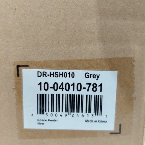 DREO ELECTRIC OIL-FILLED RADIATOR HEATER WITH REMOTE CONTROL - 1500W - DARK GREY (MODEL: DR-HSH010) image 3