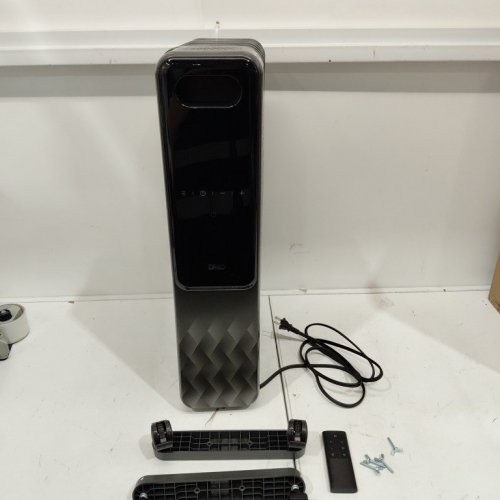 DREO ELECTRIC OIL-FILLED RADIATOR HEATER WITH REMOTE CONTROL - 1500W - DARK GREY (MODEL: DR-HSH010) image 3