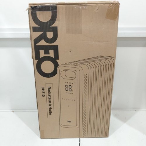 DREO ELECTRIC OIL-FILLED RADIATOR HEATER WITH REMOTE CONTROL - 1500W - DARK GREY (MODEL: DR-HSH010) image 5