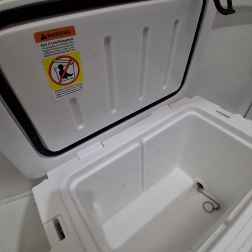 ECHOSMILE INSULATED ROTOMOLDED COOLER WITH SEALING RING - 25 QT - WHITE (MODEL: LCL025WB) image 5