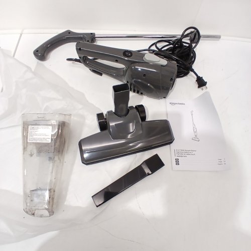AMAZON BASICS 2-IN-1 CORDED STICK & HANDHELD VACUUM CLEANER - BLACK/GREY (MODEL: VSC02A861NA) image 5