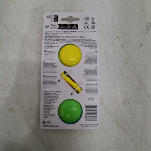 BRIGHT STARTS RATTLE & SHAKE BARBELL BABY TOY - MULTICOLOR (MODEL: F2555) image 3