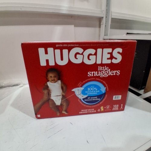 168PK HUGGIES WINNIE THE POOH LITTLE SNUGGLERS DIAPERS - SIZE: 1 image 2
