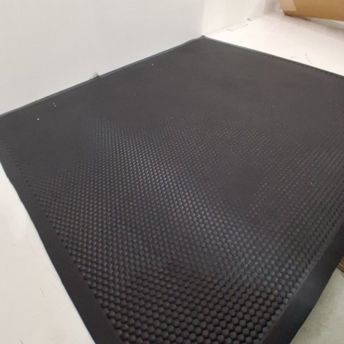 DOOR ENTRANCE NON-SLIP FLOOR MAT - 35" X 31" - BLACK image 3