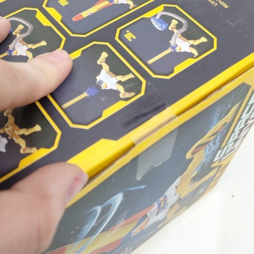 ANPRO TOY ROCKET LAUNCHER WITH 6 ROCKETS - SOARS 100FT - YELLOW/RED/BLUE (MODEL: GYH0018YW-2) image 3