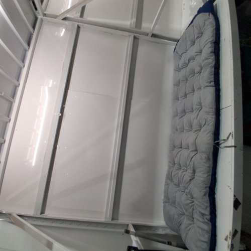 SPORTNEER CAMPING COT MATTRESS PAD - 71"X27" - BLUE image 3