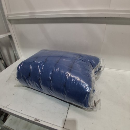 SPORTNEER CAMPING COT MATTRESS PAD - 71"X27" - BLUE image 4