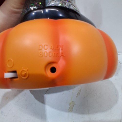 DISNEY HALLOWEEN MICKEY MOUSE FIGURE SPINNING GLITTER LANTERN - 16"- BLACK SILVER ORANGE (MODEL: 1785028) image 4