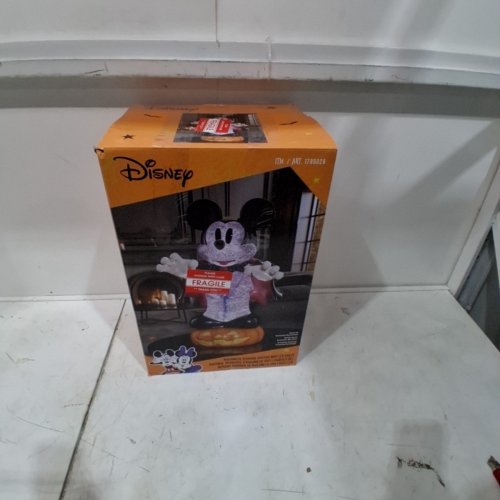 DISNEY HALLOWEEN MICKEY MOUSE FIGURE SPINNING GLITTER LANTERN - 16"- BLACK SILVER ORANGE (MODEL: 1785028) image 6