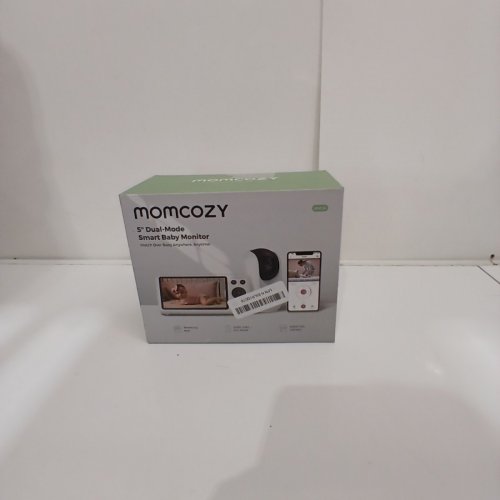 MOMCOZY SMART WIFI BABY 5" MONITOR WITH CAMERA AND AUDIO WITH WALL MOUNT, MOTION & CRY DETECTION - 1080P - WHITE - (MODEL:BM04) image 5