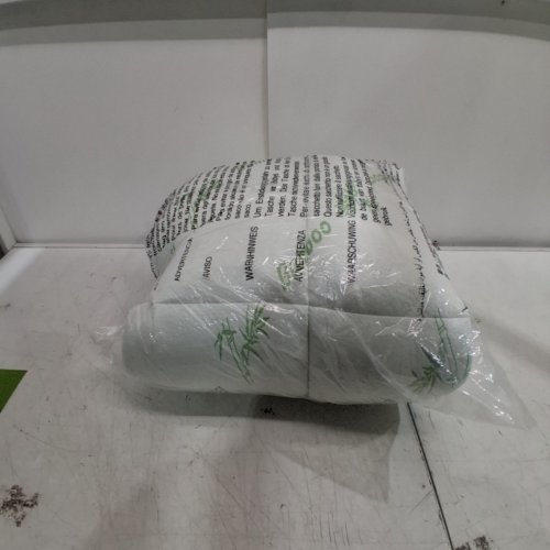 NIAGARA BAMBOO FITTED MATTRESS TOPPER - FULL - GREEN/WHITE image 6