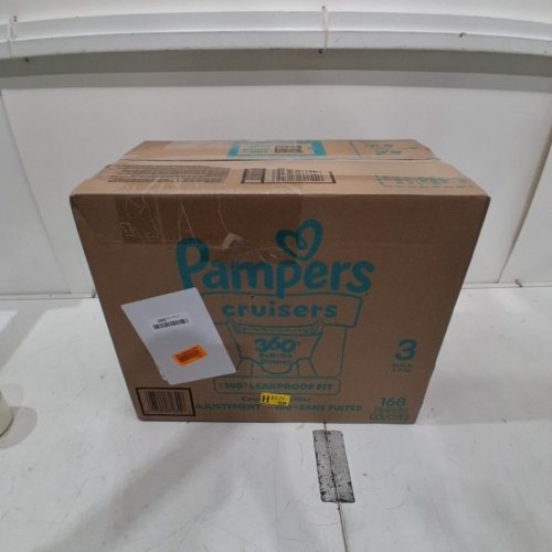 168PK PAMPERS CRUISERS 360 UP TO 100% LEAKPROOF - 16LB TO 28LB - SIZE 3 image 3