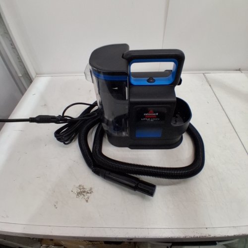 BISSELL LITTLE GREEN MAX PET PORTABLE CARPET & UPHOLSTERY DEEP CLEANER, POWERFUL PET STAIN REMOVAL - BLACK/BLUE (MODEL: 3857D) image 2