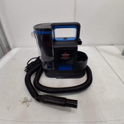 BISSELL LITTLE GREEN MAX PET PORTABLE CARPET & UPHOLSTERY DEEP CLEANER, POWERFUL PET STAIN REMOVAL - BLACK/BLUE (MODEL: 3857D) image 3