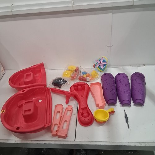 KIDS HYES WATER TABLE 3-TIER SPLASH SAND TABLE WATER TOYS - PINK image 2