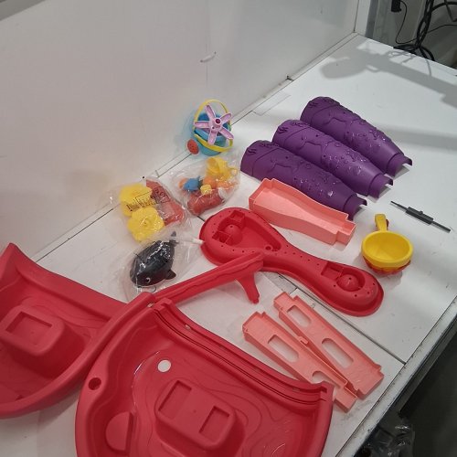 KIDS HYES WATER TABLE 3-TIER SPLASH SAND TABLE WATER TOYS - PINK image 3