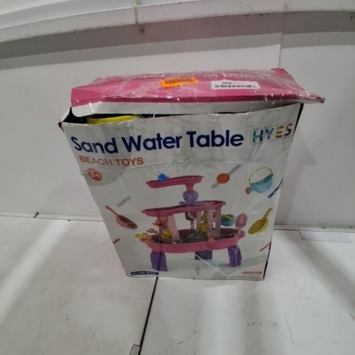 KIDS HYES WATER TABLE 3-TIER SPLASH SAND TABLE WATER TOYS - PINK image 4