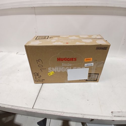 198PK HUGGIES LITTLE SNUGGLERS DISPOSABLE BABY DIAPERS - SIZE 1 image 2