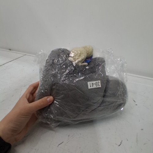 WOMEN ANKLE BOOTS SLIPPER SOCKS - 7 - GREY image 5